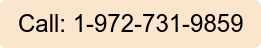 Call: 1-972-731-9859