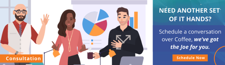 Let's discuss your IT needs, schedule a conversation over coffee: