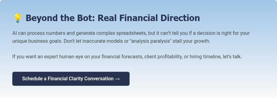 �� Beyond the Bot: Real Financial Direction