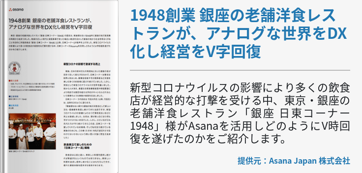 1948年創業 銀座の老舗洋食レストランが、アナログな世界をDX化し経営をV字回復