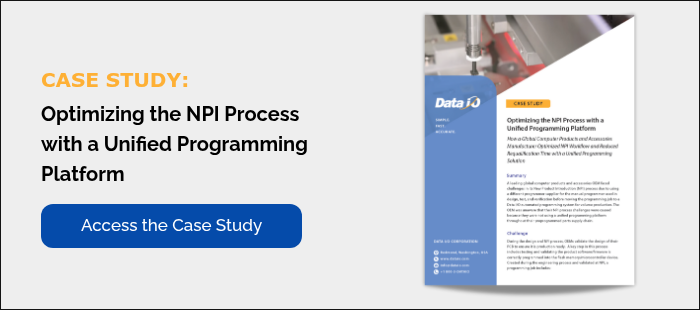 CASE STUDY: Optimizing the NPI Process with a Unified Programming Platform &nbsp;