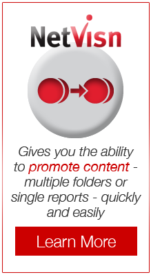 netvisn gives you the ability to promote content - multiple folders or single reports - quickly and easily learn more