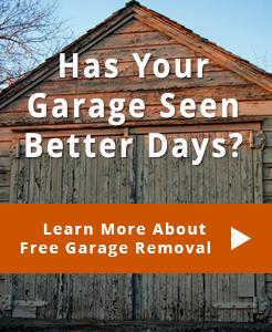 Minneapolis St Paul Garage Builder Garage Removal Special