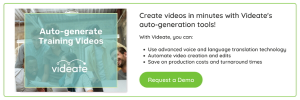 autogenerate training videos