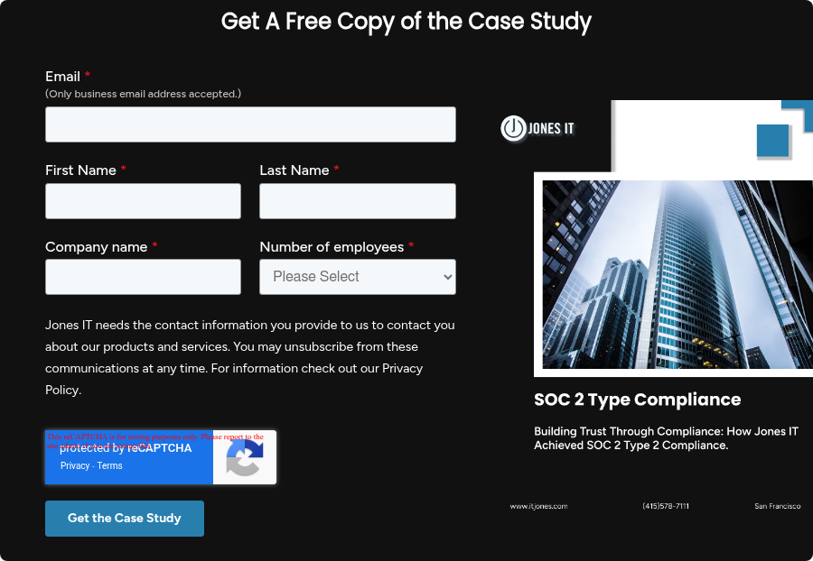 Get A Free Copy of the Case Study &nbsp;