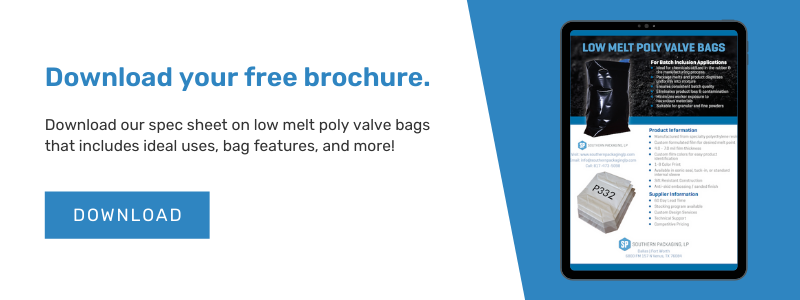 Low Melt Poly Valve Bags Brochure