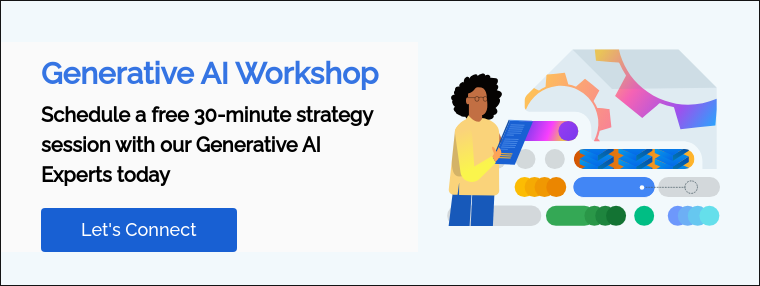 Generative AI Workshop Schedule a free 30-minute strategy session with our Generative AI Experts today &nbsp;