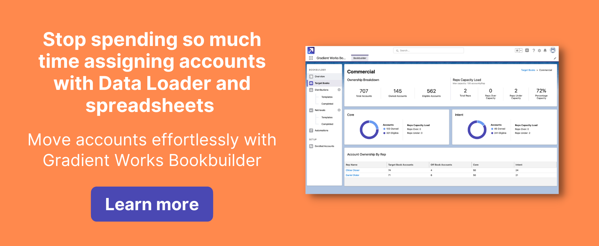 Data loader alternative-moving accounts