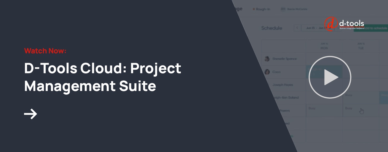 d-tools cloud project management
