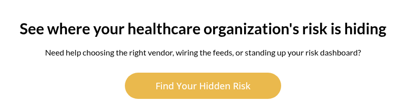 See where your healthcare organization's risk is hiding