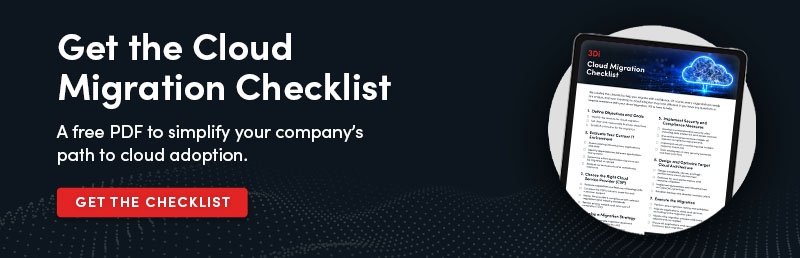Map the road ahead with our free cloud migration checklist. Click here to download your copy.