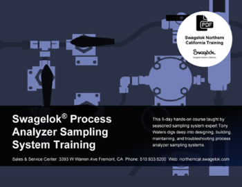 Swagelok Process Analyzer Sampling System Training Brochure