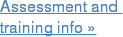 Training & Assess- ment Services »