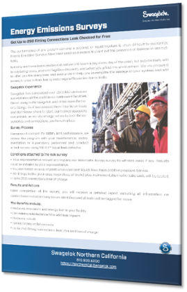 Learn more about Swagelok Energy Emissions Surveys